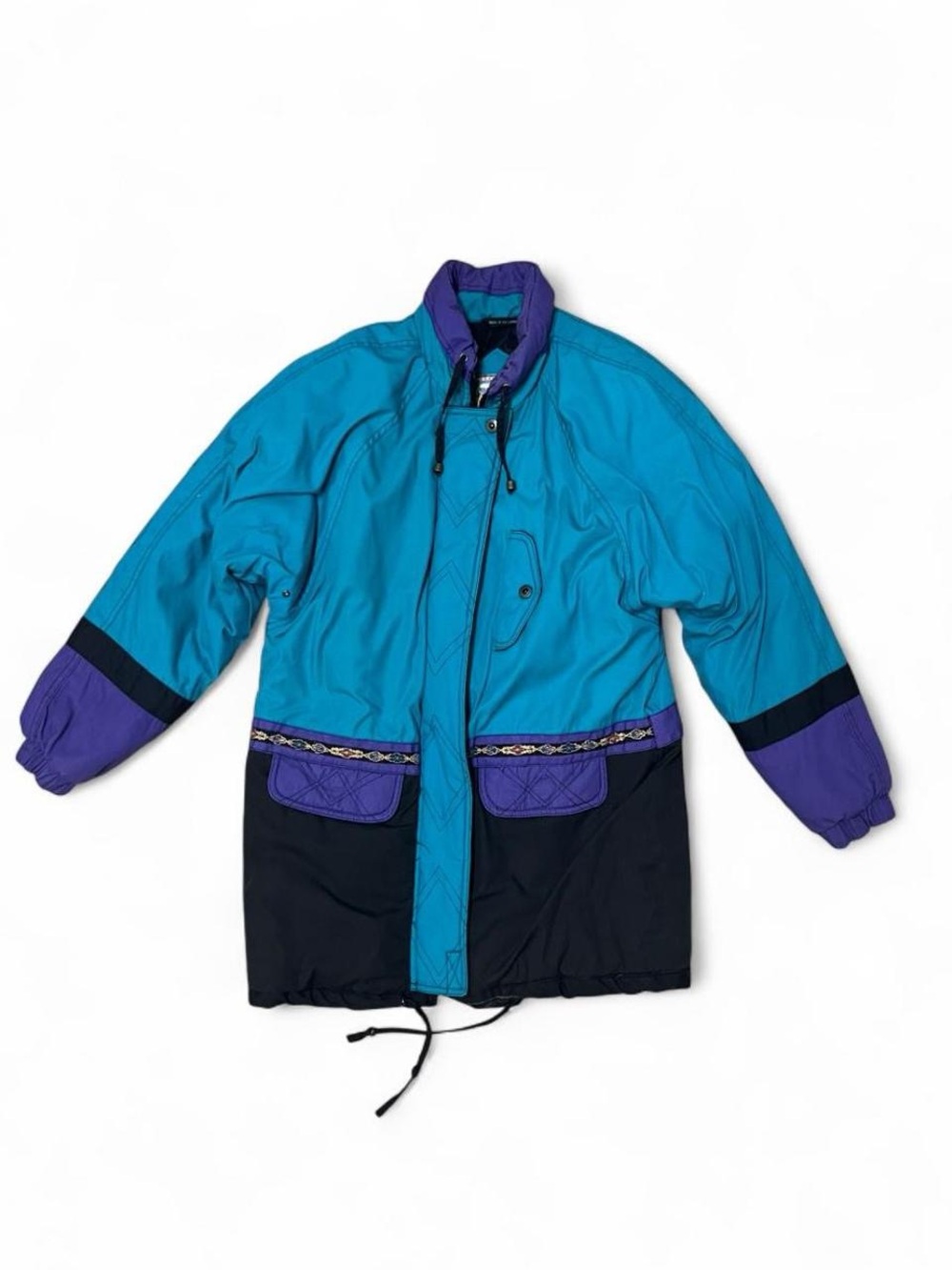 Vintage 80s/90s Colorblock Ski Jacket 🏂